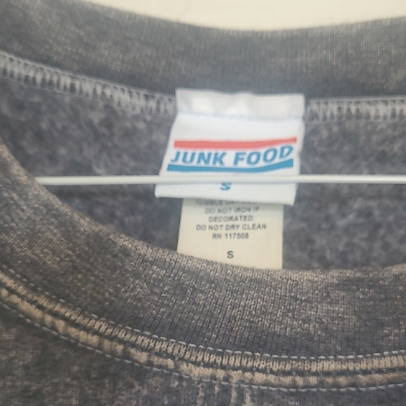 Frida Kahlo Graphic Sweatshirt Washed Black and Purple.. Oversized Fit - Picture 4 of 4